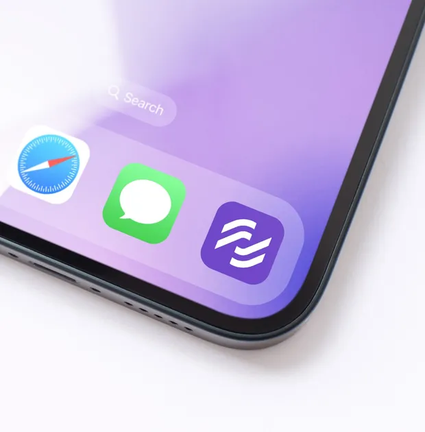 Noumena app icon in a phone dock